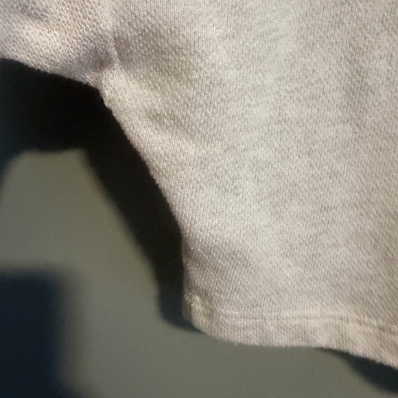 Delias Cream heart Rhinestone cropped Knit long sleeve Top size XS - Picture 11 of 12